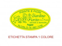 Etichette adesive per fioristi, fiorai e vivaisti (mm 44X25)  (cod.11G)
